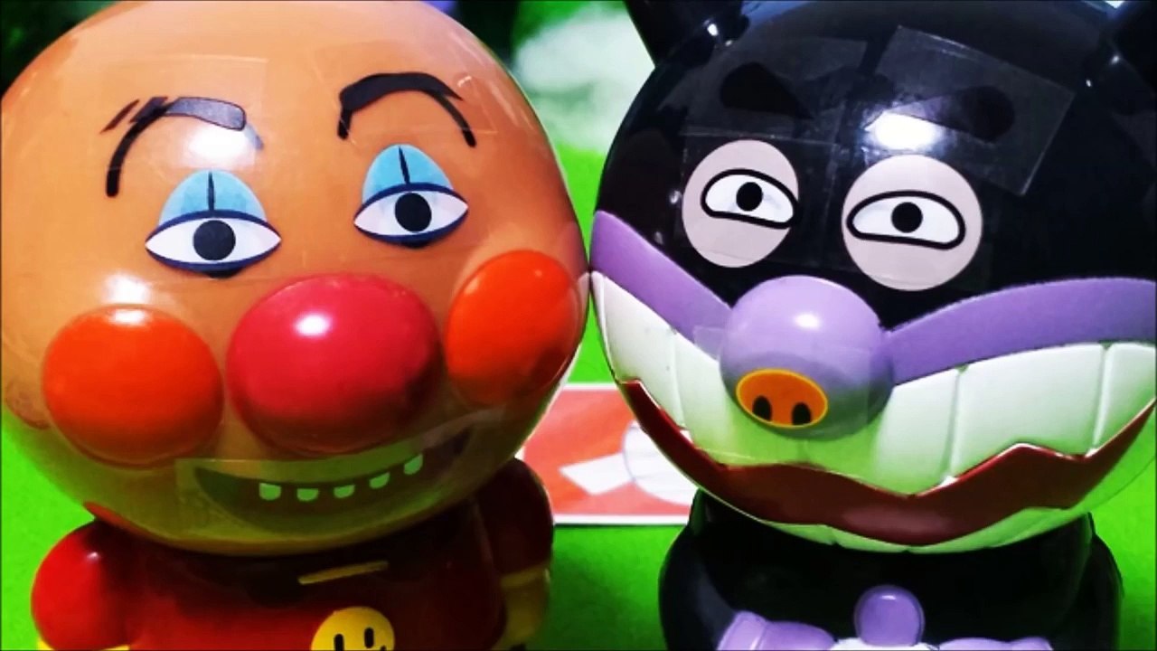 アンパンマン アニメ❤おもちゃ 変顔対決アンパンマンVSバイキンマン！Anpanman Toy...