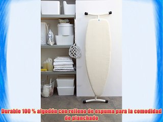 Brabantia 124662 - Funda para mesa de planchar 135 x 45 cm 100% algodón 2 mm de espuma color