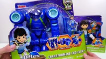 Mega Miles From Tomorrowland Toys Unboxing! Giant Play Doh Surprise Egg Transforming Robot