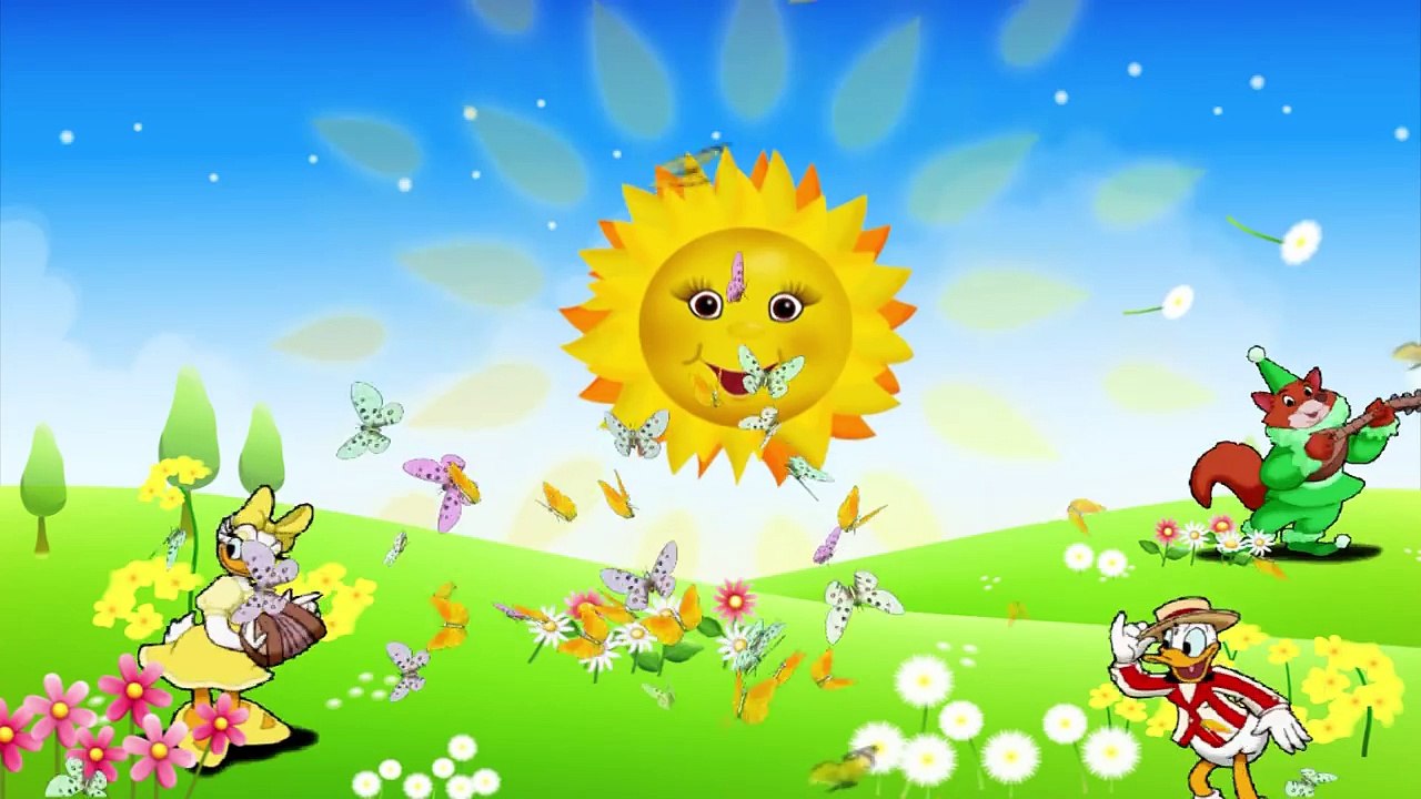 Солнышко, солнышко, выходи. Музыкальный клип для малышей  The sun song for kids. Наше_всё!