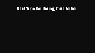 Download Real-Time Rendering Third Edition PDF Online