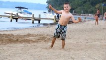 Jake Dance on Beach - Cha Cha Slide