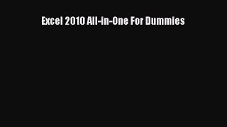 [PDF] Excel 2010 All-in-One For Dummies [Download] Full Ebook
