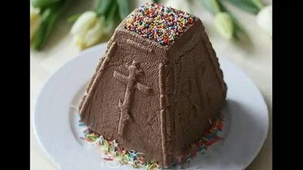 Творожная пасха с шоколадом