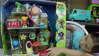 BIG DANIEL TIGER TREEHOUSE TOY Surprise Eggs Space Adventure Kids Playing Surprise Toys Opening