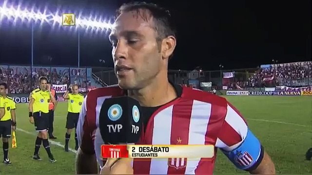 Desábato: Es una lástima... Estudiantes 0 - Lanús 1. Fecha 1. Primera División 2016.