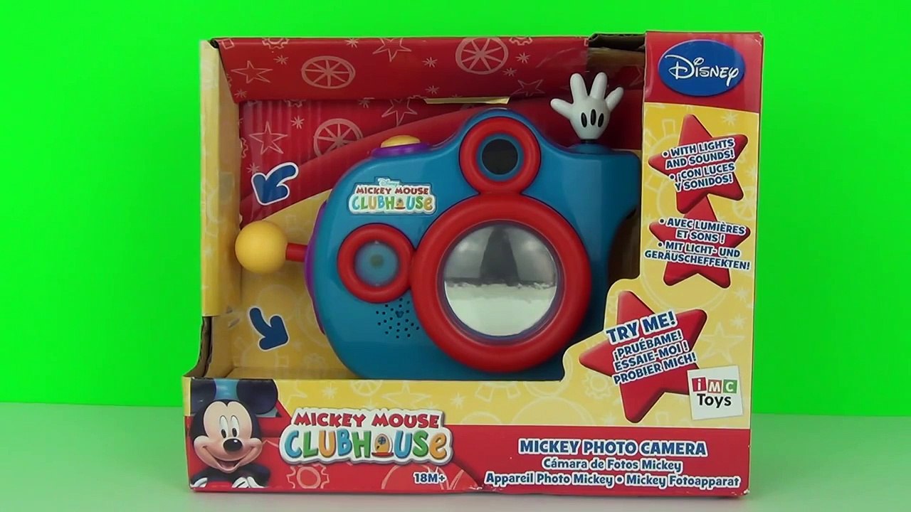 Disney Junior Mickey Mouse Clubhouse: Mickey Photo Camera Preschool Toy Review, IMC Toys