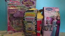 Sofia the First Surprise With Elsa Disney Frozen Spiderman Mushi Surprise eggs Boxes Princess Toys