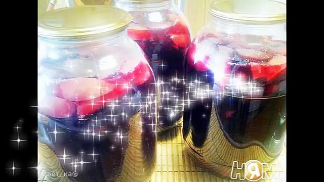 Компот из терна и яблок. Заготовка на зиму