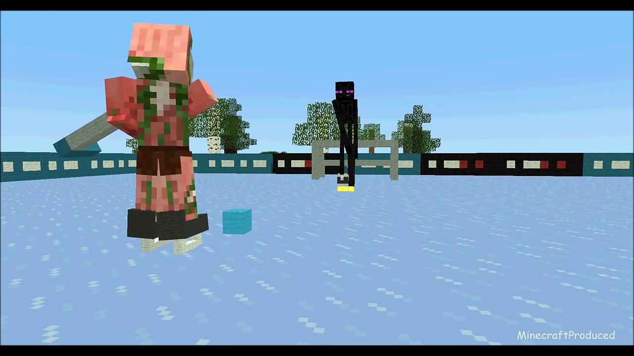 Monster School Hockey (Minecraft Animation)