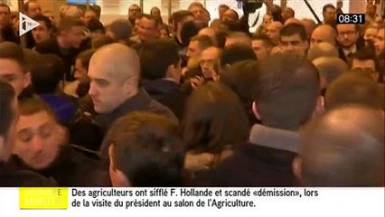 François Hollande fortement hué et insulté au Salon de l'agriculture