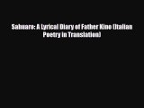 [PDF] Sahuaro: A Lyrical Diary of Father Kino (Italian Poetry in Translation) [Download] Online