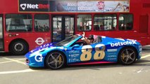 Gumball 3000 - London 2014 ( Bugatti Veyron, Ferrari, McLaren P1)