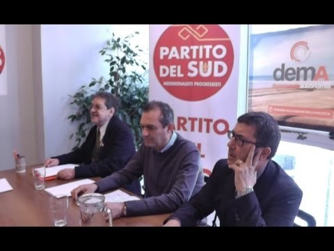 Napoli - Il Partito del Sud si schiera con de Magistris (26.02.16)