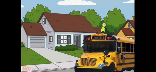 Caillou joins a gang and gets grounded