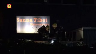 Brand bij Gay Sauna Tibet in Eindhoven, vermoedelijk aangestoken (720p Full HD)