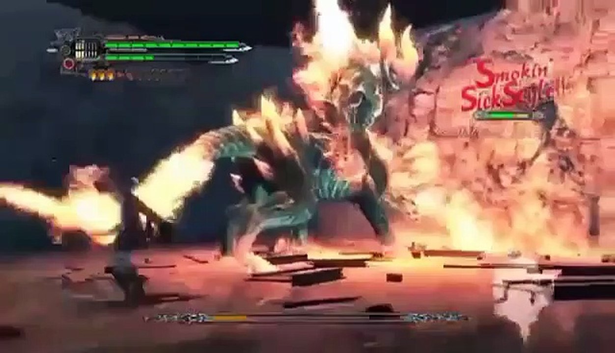 Dante in action Devil May Cry 4