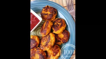 Картофельные котлеты с квашеной капустой