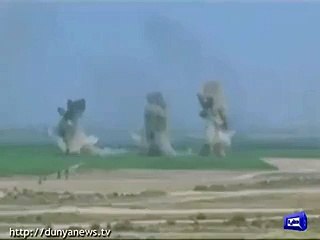 Gen Raheel Sharif On Board a Combat Helicopter for An Aerial View of Offensive Man Oeuvres