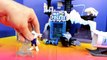 Imaginext Captain Cold Freezes Frozen Batman and Mr. Freeze Nightwing Saves The Day!