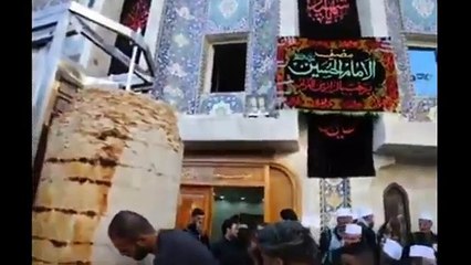 مضيف الحسين يعمل أكبر سيخ لحم شاورما -كص - في العالم