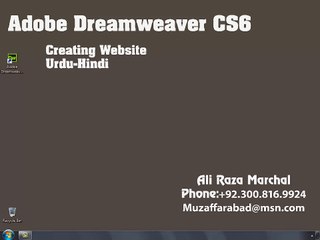 Creating Website in Dreamweaver Urdu / Hindi Part 1