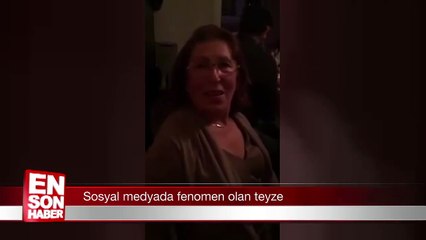 Sosyal medyada fenomen olan teyze Şirin teyzemiz