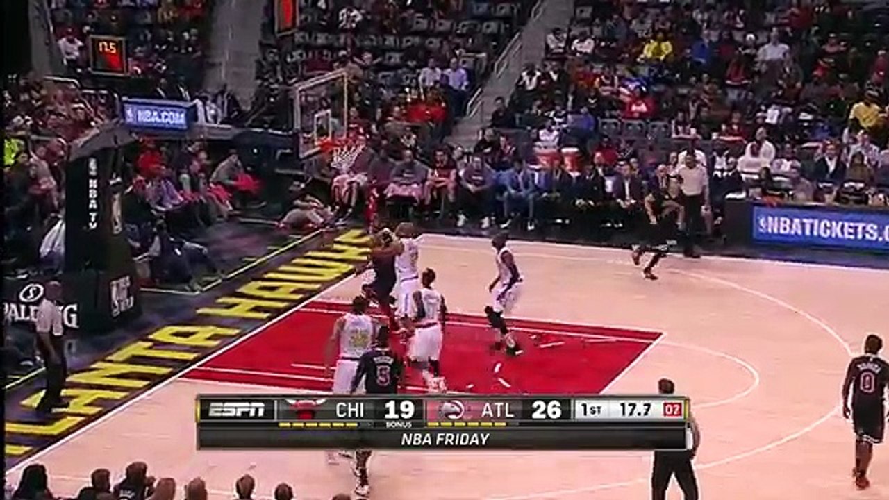 Chicago Bulls vs Atlanta Hawks - Full Game Highlights - February 26, 2016 - NBA 2015-16 Season