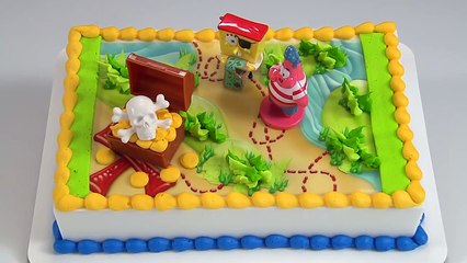 SpongeBob SquarePants Pirates Treasure Hunt Cake Design from DecoPac