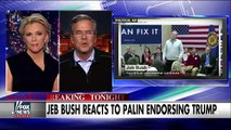Jeb Bush sur Palin approuvant Trump, la guerre des mots avec Rubio