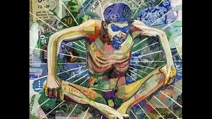 Картины из денежных купюр