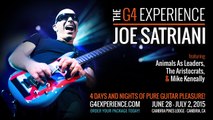 G4 Experience 2015 Joe Satriani/Tosin Abasi/Guthrie Govan/Mike Keneally Interview - Part 1
