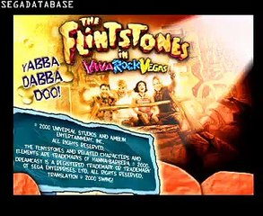 Sega Dreamcast: The Flintstones - VIVA Rock Vegas [unreleased prototype]