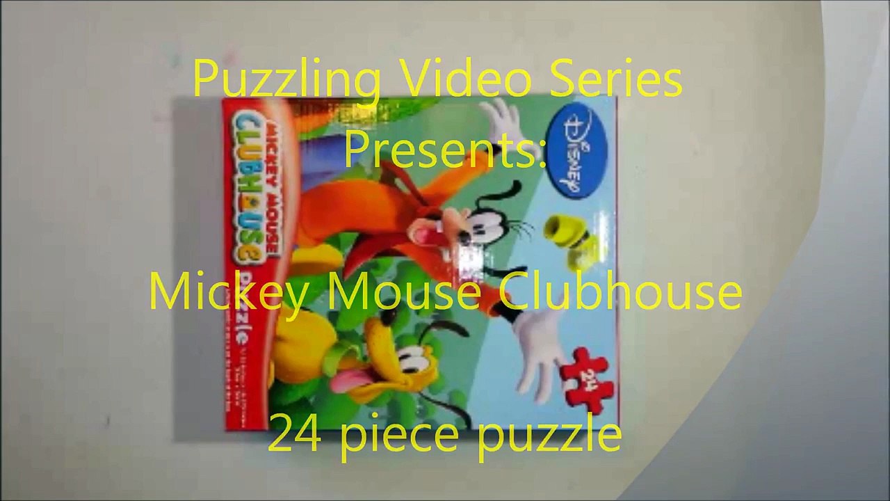 Puzzling Video Series: Mickey Mouse Clubhouse 24 Piece Puzzle