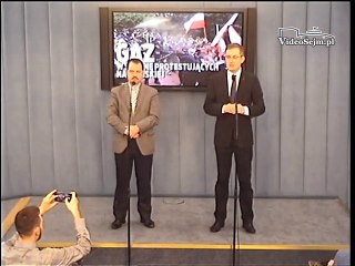 Poseł Robert Winnicki - konferencja z 24 lutego 2016 r.