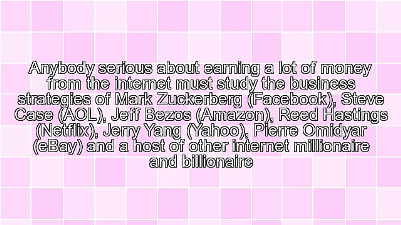 So You Want to Make a Lot of Money on the Internet