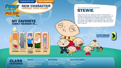 Lets Play Family Guy Online MMO EP1 Welcome To QUAHOG