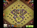 Town Hall 7 COC Attack Strategy 2016 with Dragons in War Base.