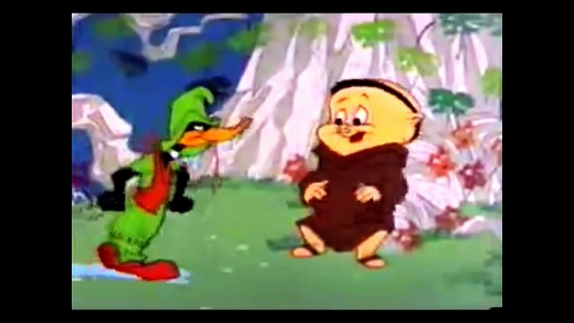 Daffy Duck & Porky Pig Face To Face Laugh!