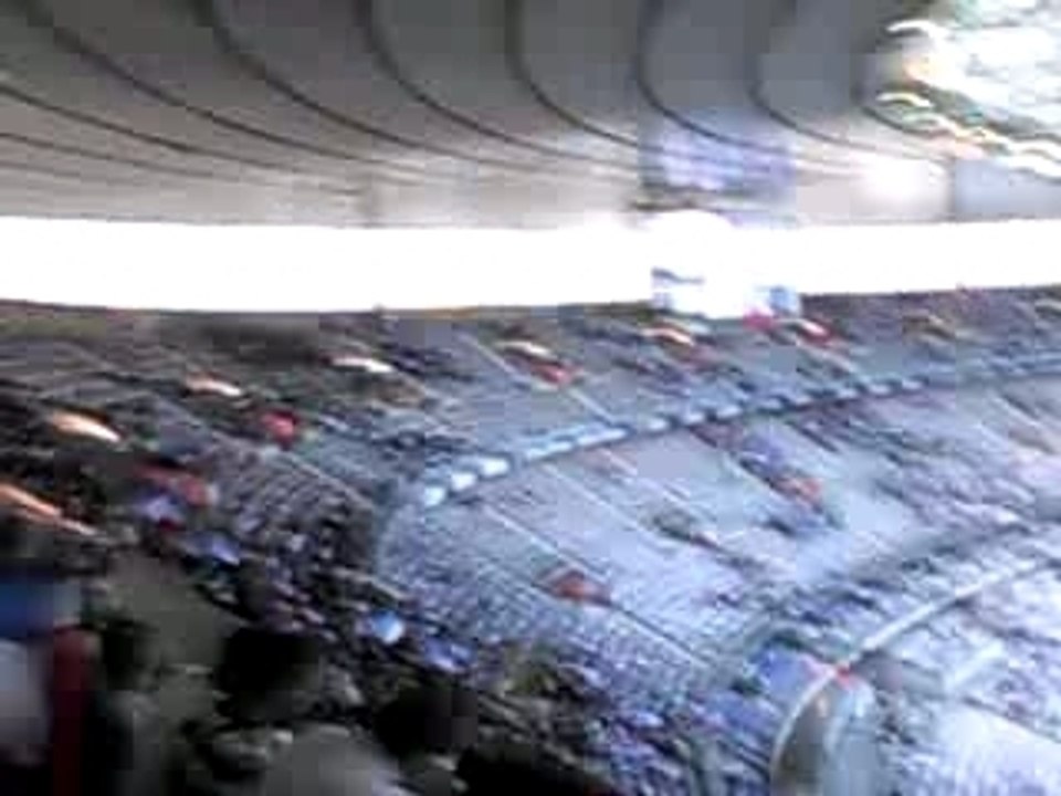 Arrivé des joueur au stade