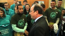 Le Président de la République rencontre les jeunes de l'enseignement agricole
