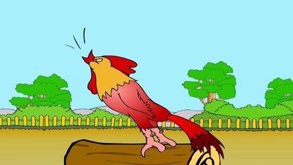 The Cocks On The Wood Pile English Nursery Rhymes Cartoon/Animated Rhymes For Kids