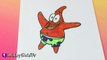Easy Quick Draw Patrick! From SpongeBob Show. Arts N Crafts by HobbyKidsTV