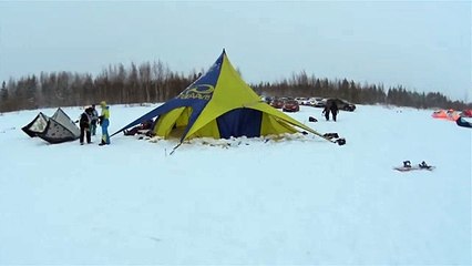 Зимний кайтинг. ХМАО - 2014