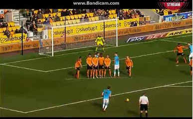 What a GOAL by free kick  -  Martin C.   - Wolves 1 - 1 Derby