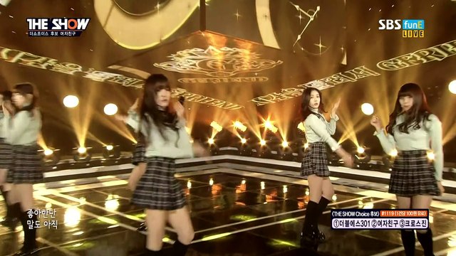 160223 더쇼 여자친구 - 시간을 달려서