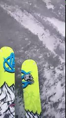 Кайтинг на льдине