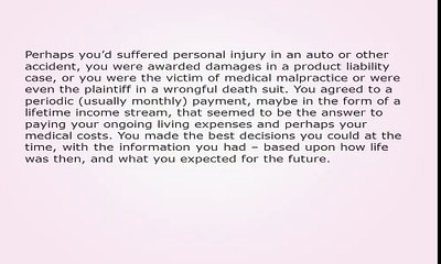 i have a structured settlement and i need cash now