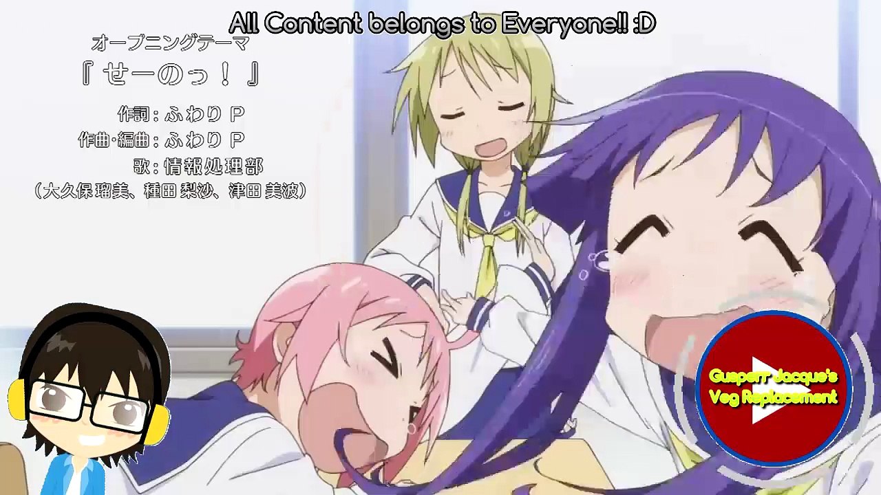 【MAD/VRYTPMV】 Yuyushiki 「ゆゆ式」 OP Opening - Se-no! 「せーのっ！」 Has a ShuricScan (No BGM)