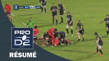 PRO D2 - Résumé Narbonne-Montauban: 26-24 - J20 - Saison 2015/2016